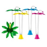 Palm Tree Lid Yard Cups - 14 oz./400 ml - Stackable (108 cups per box)